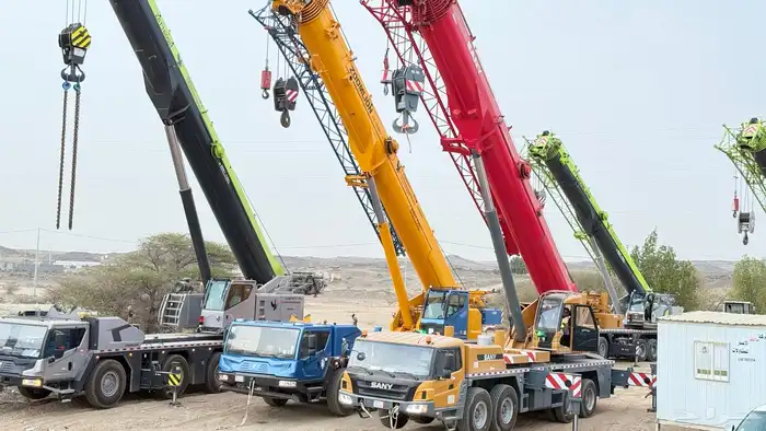 كرينات ومعدات للإيجار Crane for rent 2
