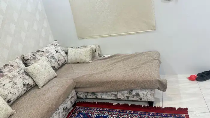 كنب زاويا حرف L نظيف 3
