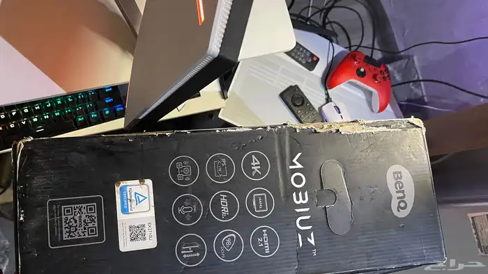 شاشة قيمنق 4k مقاس 27 تنفع سوني5 وتنفع PC 6
