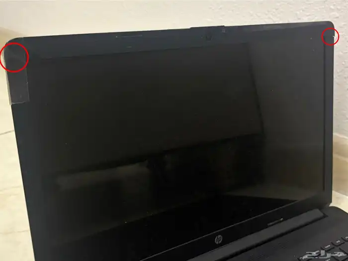 لابتوب من نوع hp اسود للبيع 5