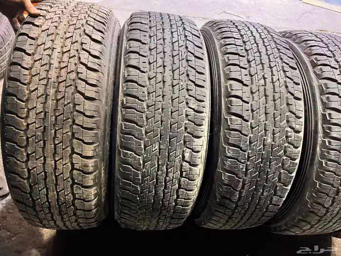 جنوط اف جي مع كفرات دنلوب وكاله مقاس 265 70 17 11