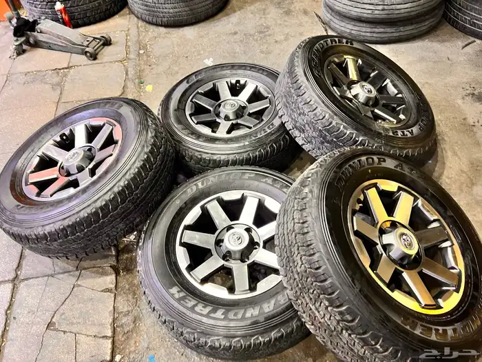 جنوط اف جي مع كفرات دنلوب وكاله مقاس 265 70 17 1