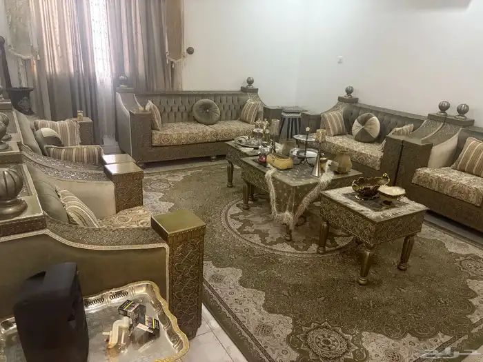 طقم كنب مكون من 7قطع وثلاث طولت 0
