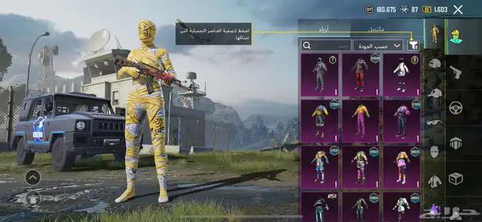 حساب ببجي للبيع أو للبدل 10