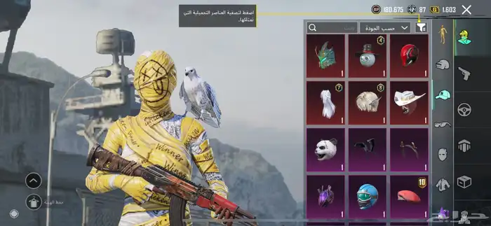 حساب ببجي للبيع أو للبدل 15