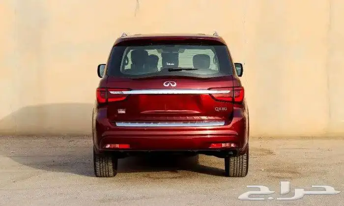 انفنتي QX80 احمر 2023 6