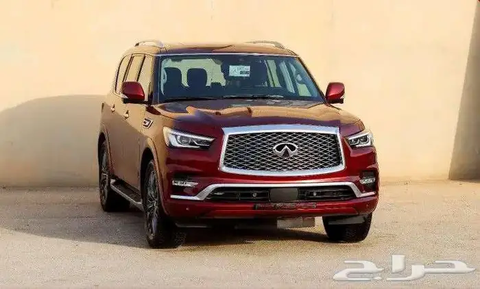 انفنتي QX80 احمر 2023 10