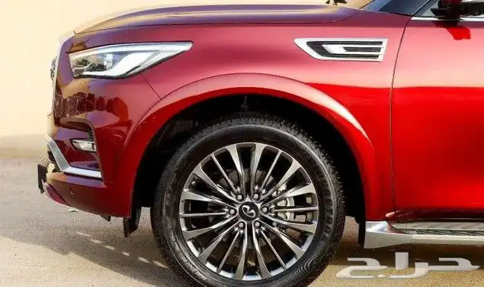 انفنتي QX80 احمر 2023 4