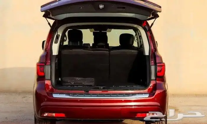 انفنتي QX80 احمر 2023 8