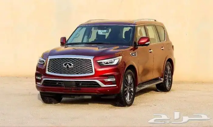 انفنتي QX80 احمر 2023 7