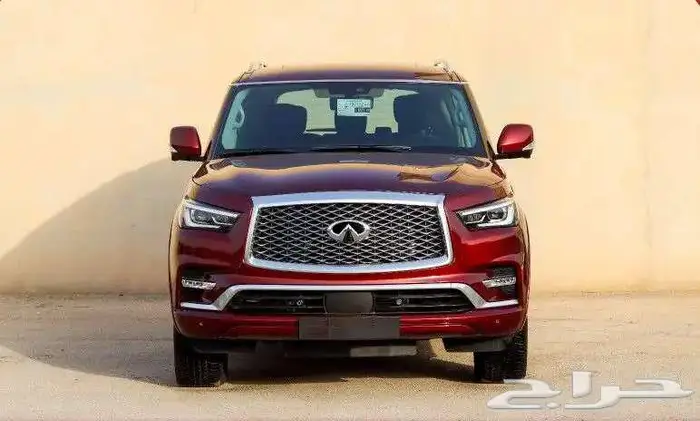انفنتي QX80 احمر 2023 3