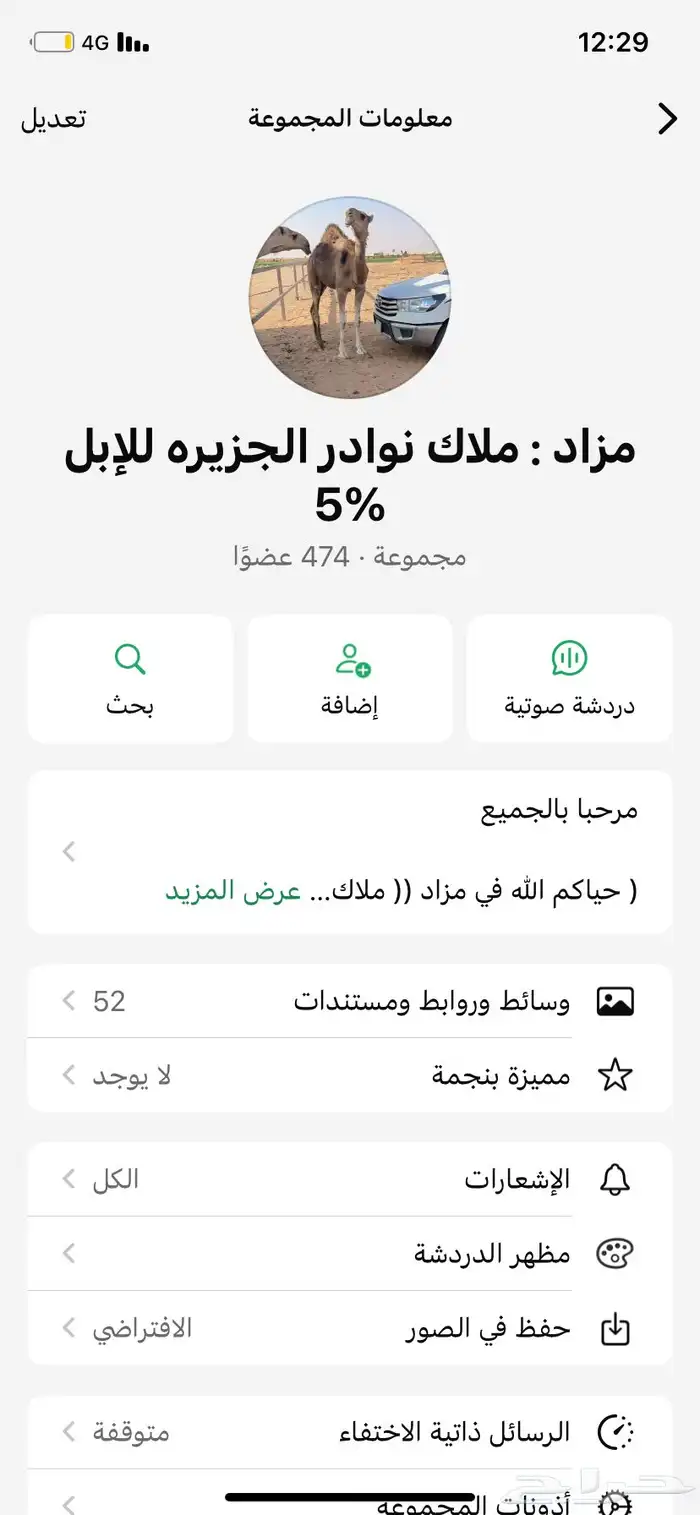 يشرفنا حضوركم مزاد ملاك نوادر الابل 5 0