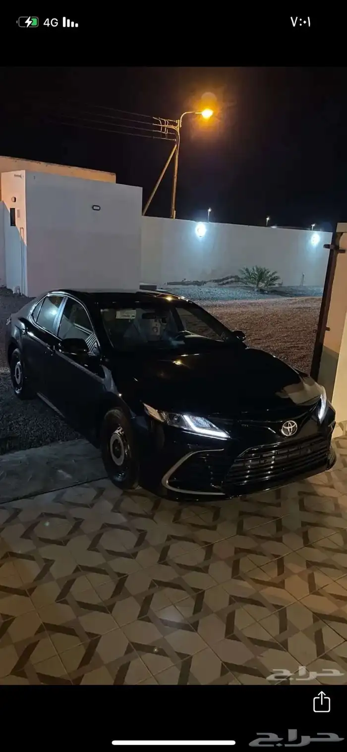 كامري 2023 ستاندر اسود مخزن 38