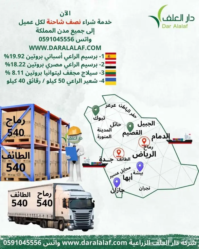 دار العلف الراعي اسباني مستورد 0