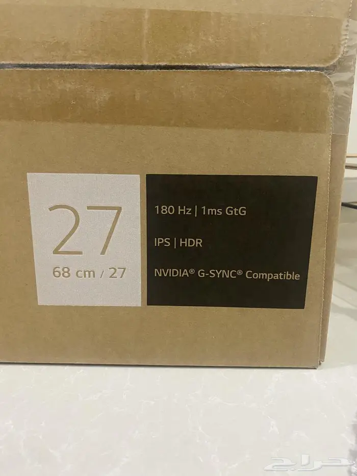 شاشة LG UltraGear   كيبورد   جديدة   27 بوصة   180Hz   HDR10 1