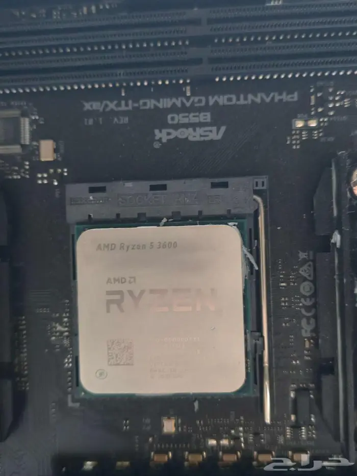 مذربورد b550 mini itx و معالج amd r5 3600 2
