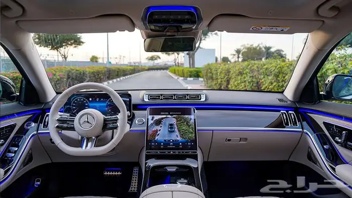 2024 مرسيدس اس كلاس S 500 L اصفار مع ضمان 7