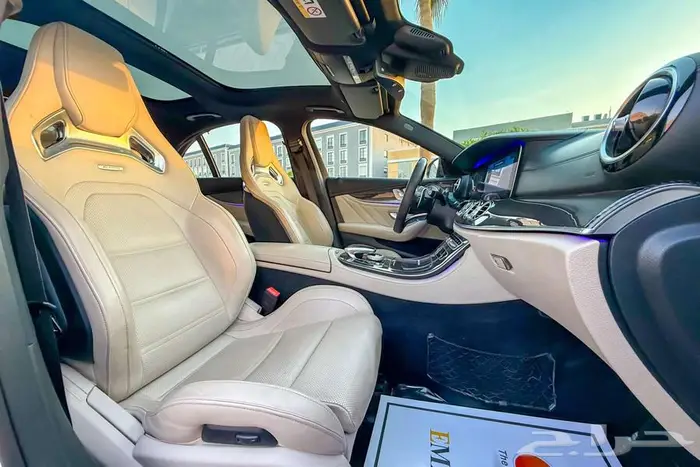 مرسيدس E63 S AMG V8 2019 ابيض خليجي 5