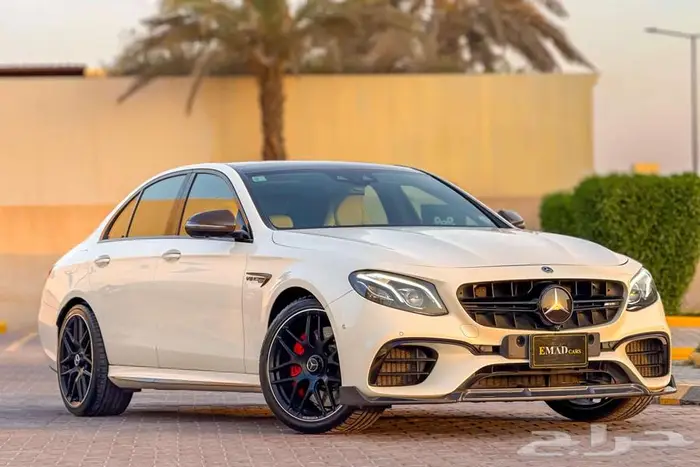 مرسيدس E63 S AMG V8 2019 ابيض خليجي 0