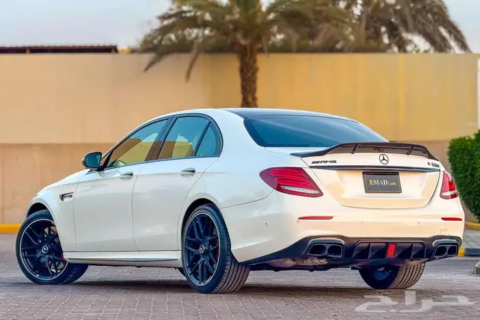 مرسيدس E63 S AMG V8 2019 ابيض خليجي 3