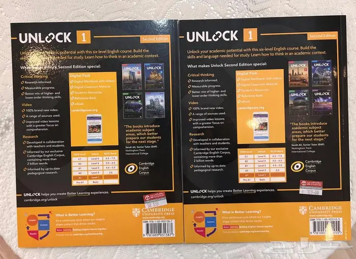 كتاب Unlock مستوى A1 1