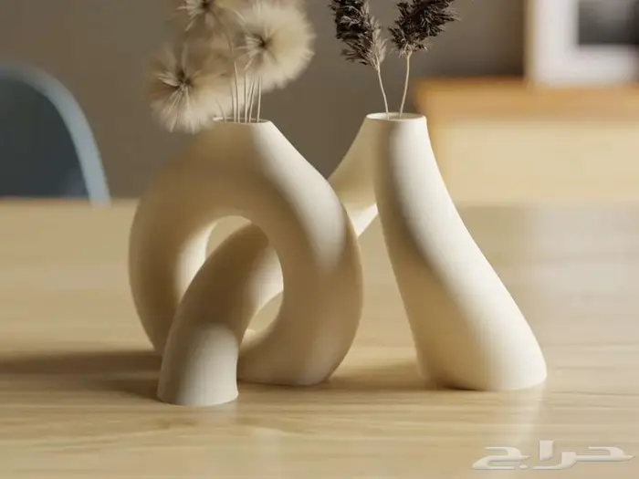 فازات ديكور مطبوعة 3D بأشكال مميزة 1