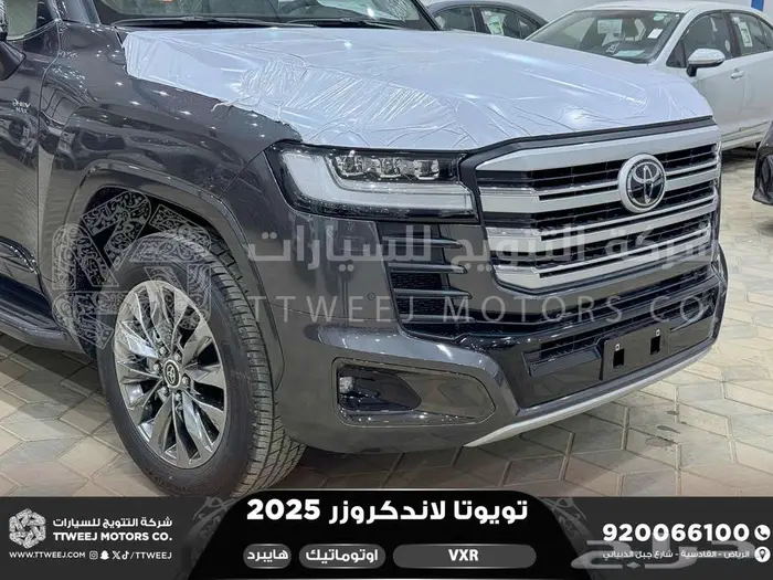 لاندكروزر في اكس ار فل رمادي هايبرد 2025 اقل سعر كاش واقساط 35