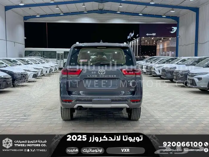 لاندكروزر في اكس ار فل رمادي هايبرد 2025 اقل سعر كاش واقساط 44