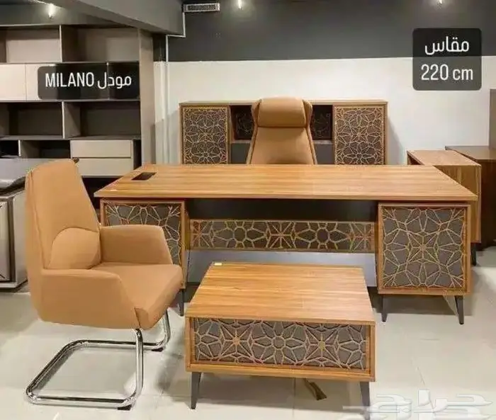 طاولات مكتبية بتصميم جديد وفخم ومتوفرة بأسعار رخيصة 2