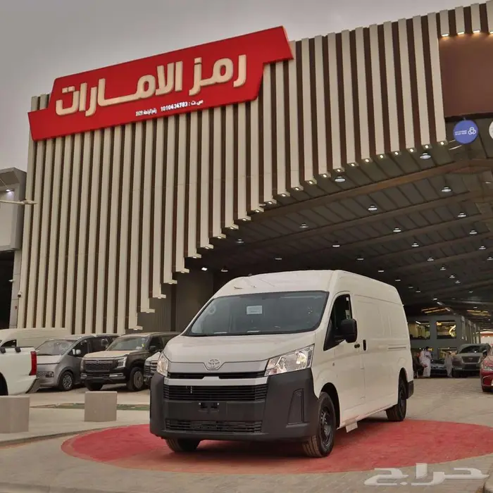 تويوتا هايس فان بضاعه سقف عالي ديزل قير عادي لتقسيط الشركات 12