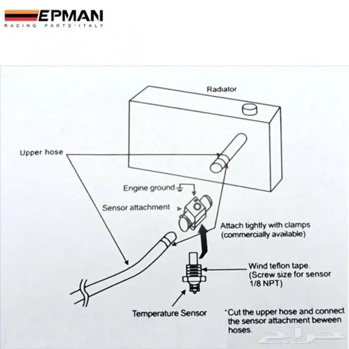 وصلة حساس حرارة الموية 3