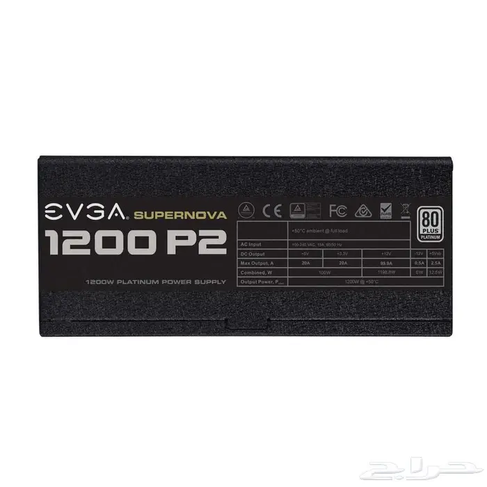 مزود الطاقة EVGA SuperNOVA 1200 P2  80  PLATINUM 1200 2