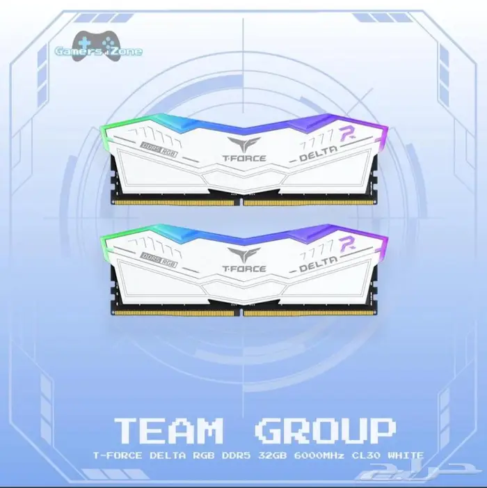 ذاكرة عشوائية TEAM GROUP DDR5 6000MHz 32GB 0