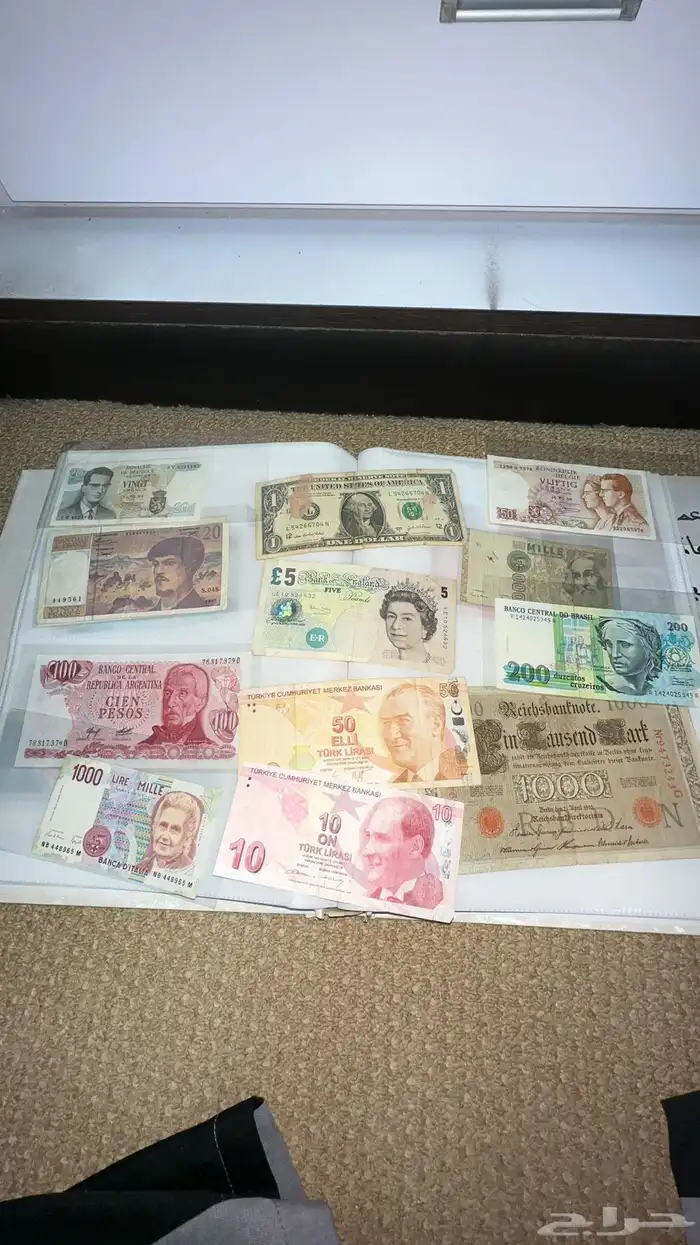 عملات سعودية واجنبيه نادرة 1