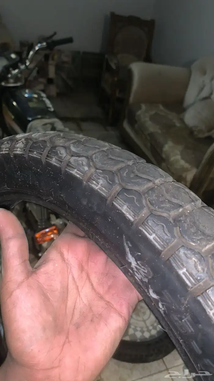 كفرات دباب اكس مية خلفي وامامي وجنوط x100 8