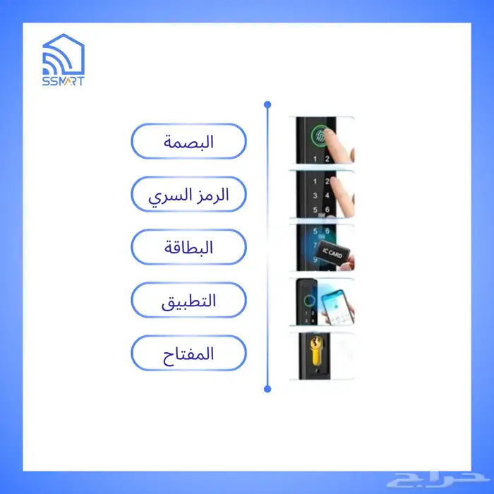 قفل باب ذكي واي فاي 1