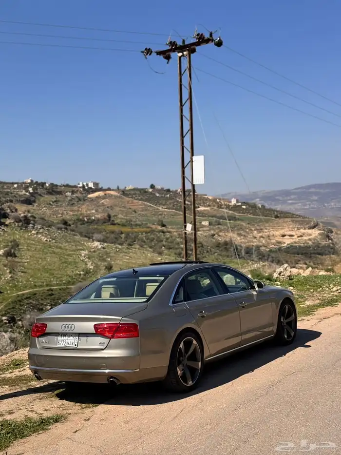 اودي 2012 ذهبي A8L 1