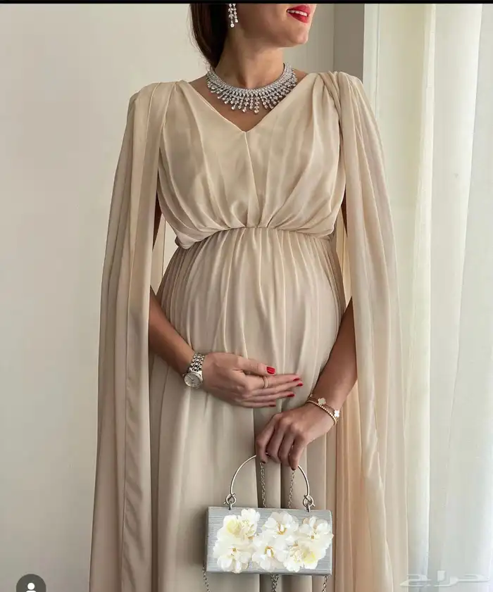 فستان حمل شيفون كسرات 0