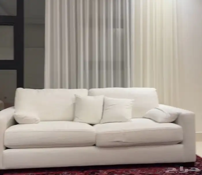 كنب ابيض هوم سنتر 5