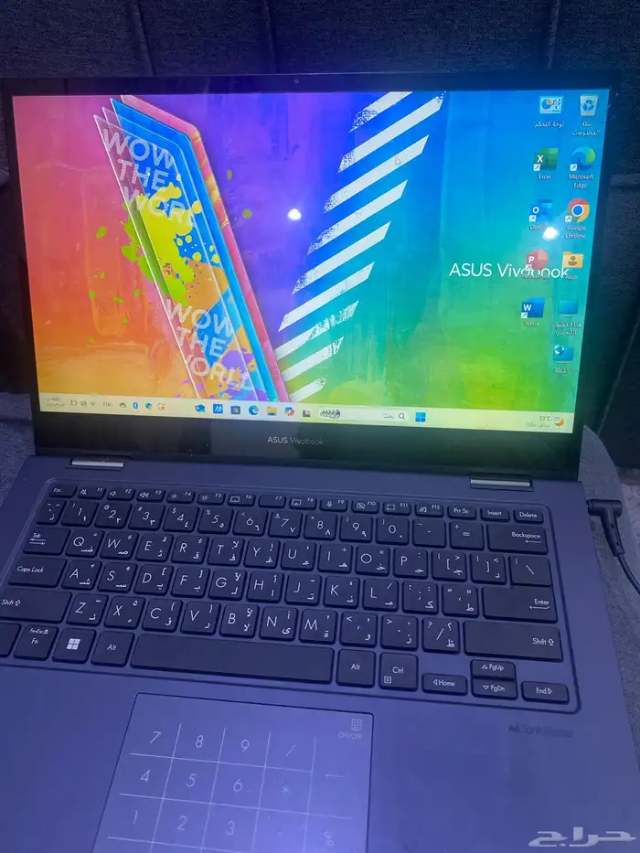 لابتوب ASUSحالته جيده يوجد خدش بالشاشة 1