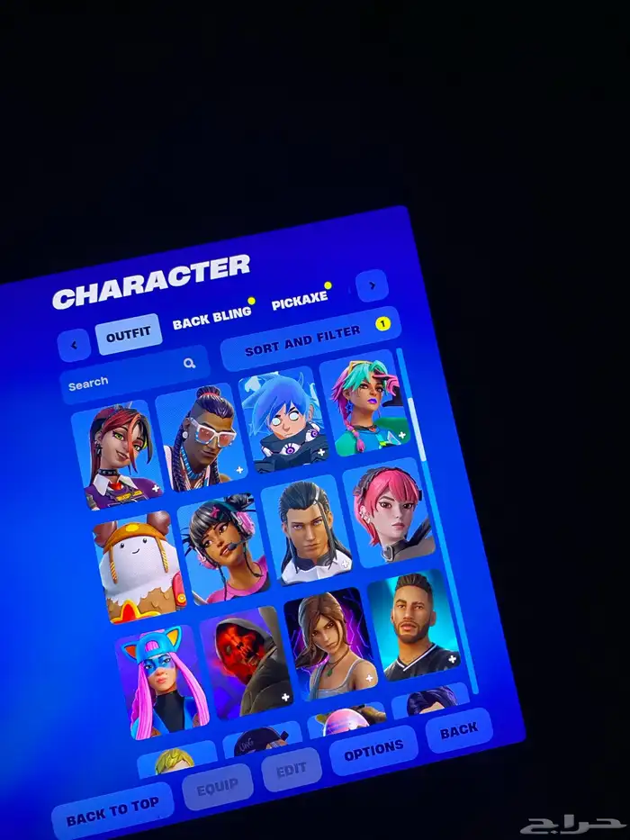 حساب فورتنايت -سيزون مايداس- 2