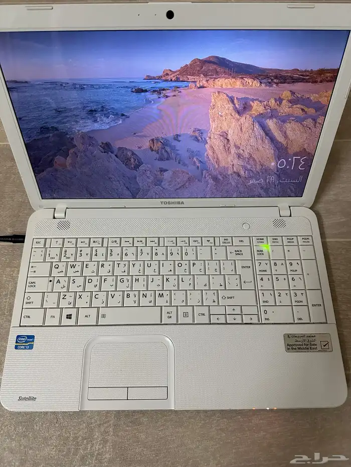 لابتوب توشيبا مع طابعة اخو جديد 4