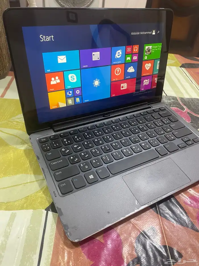 لاب توب dell حالة بطارية تدوم ساعتين بحاله ممتازه 0