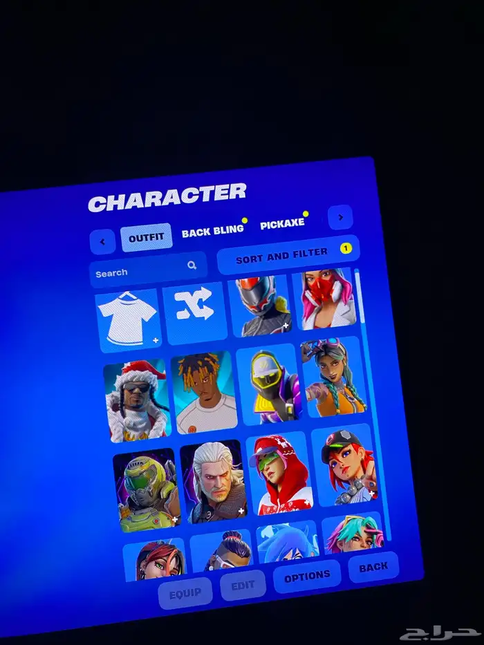 حساب فورتنايت -سيزون مايداس- 7