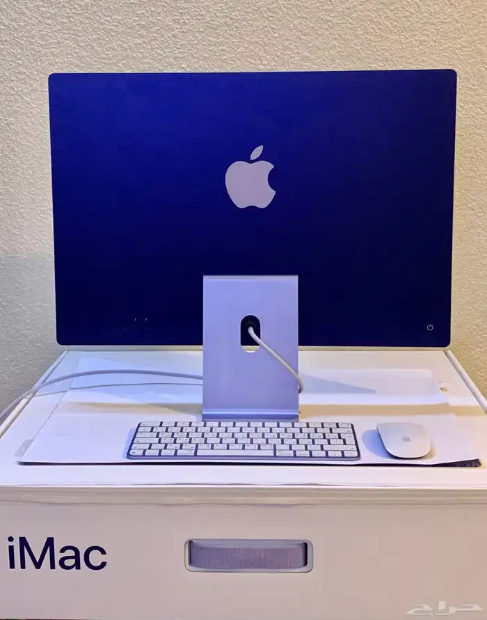 كومبيوتر مكتبي اي ماك ابل M1 2021 شبه جديد بسعر 4000 ريال 1