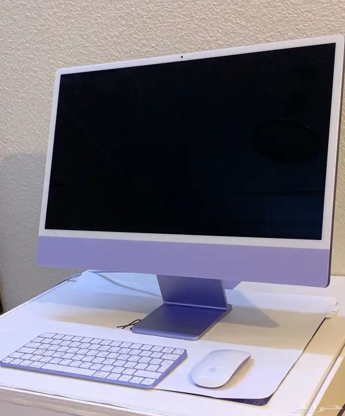 كومبيوتر مكتبي اي ماك ابل M1 2021 شبه جديد بسعر 4000 ريال 4