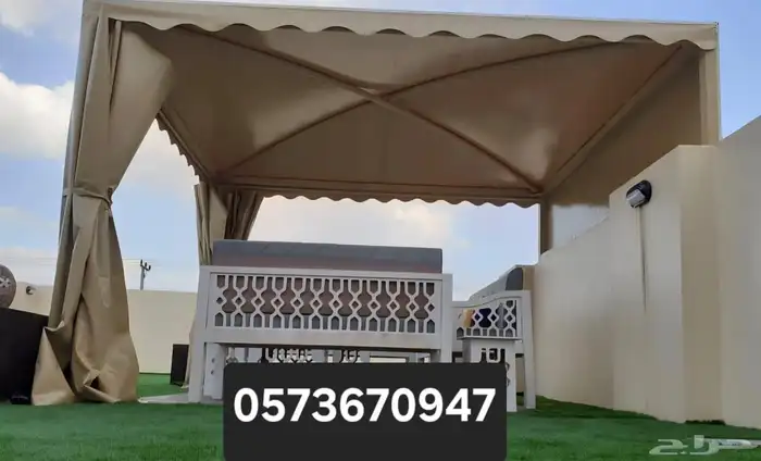 مظلات سواتر جلسات بيوت شعر 6
