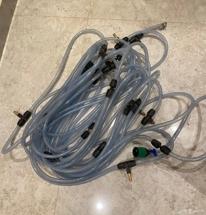 لي وقطع رذاذ بطول 25 متر تعمل بدون مضخة رذاذ 0