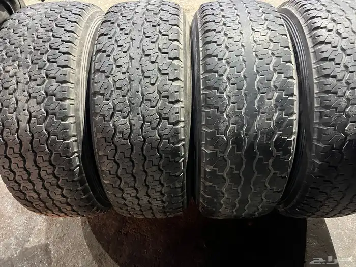 جنوط نيسان فتك جيب مقاس 16 صيني مع كفرات دنلوب نضيف تاريخ22 29