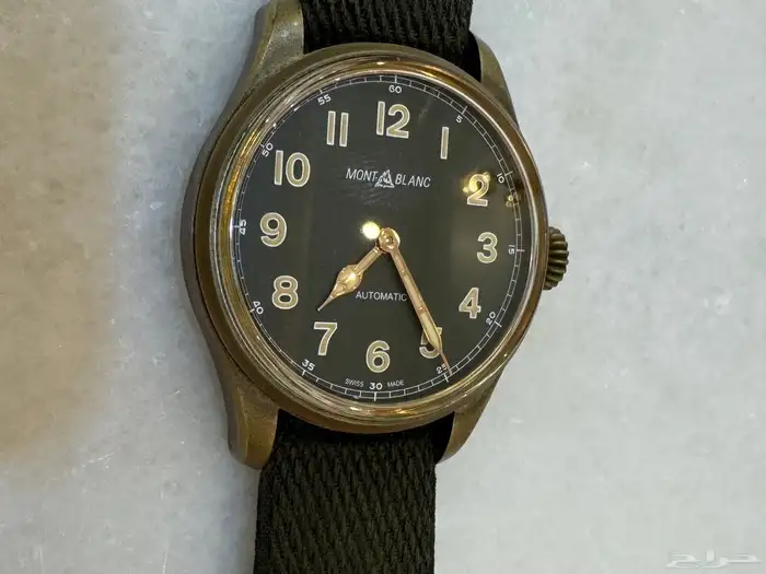 ساعة Montblanc الأصلية بالفواتير تيتانيوم   برونز 6